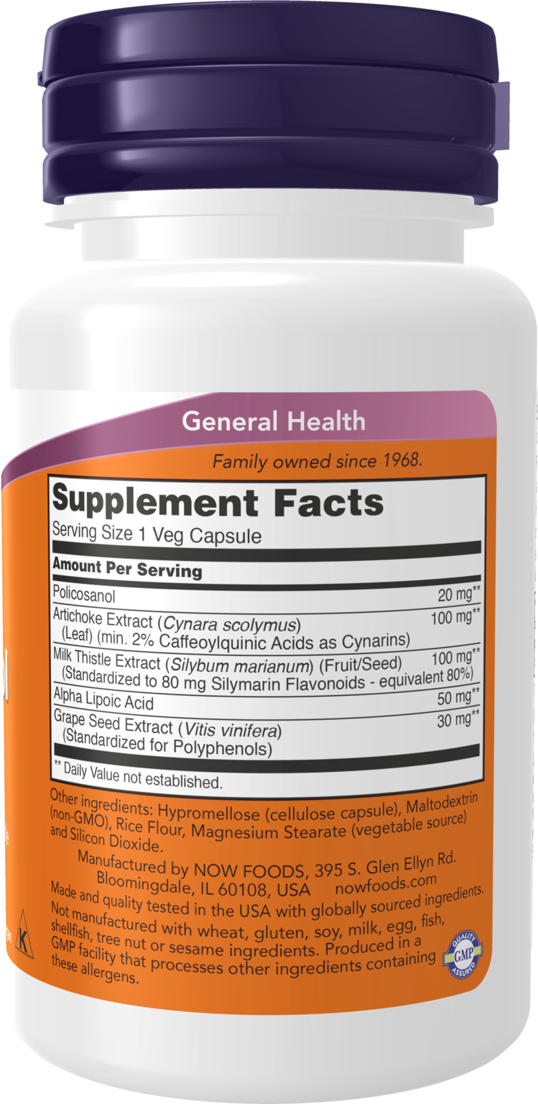 NOW Supplements, Policosanol 20 mg, Blend of LCFAs , 90 Veg Caps
