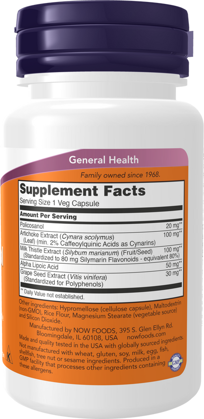 NOW Supplements, Policosanol 20 mg, Blend of LCFAs , 90 Veg Caps