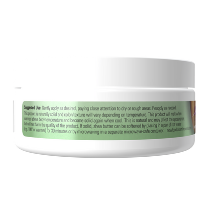 NOW Solutions, Certified Organic Shea Butter, Travel Size, 3 oz
