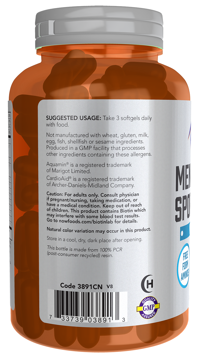NOW Sports, Men's Active Sports Multi, Daily Multivitamin, 180 Softgels