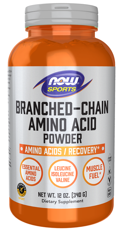 NOW Sports, Branched Chain Amino Acid Powder, Recovery*, 12 oz