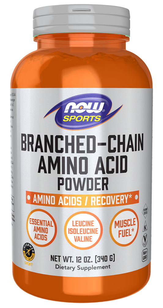 NOW Sports, Branched Chain Amino Acid Powder, Recovery*, 12 oz