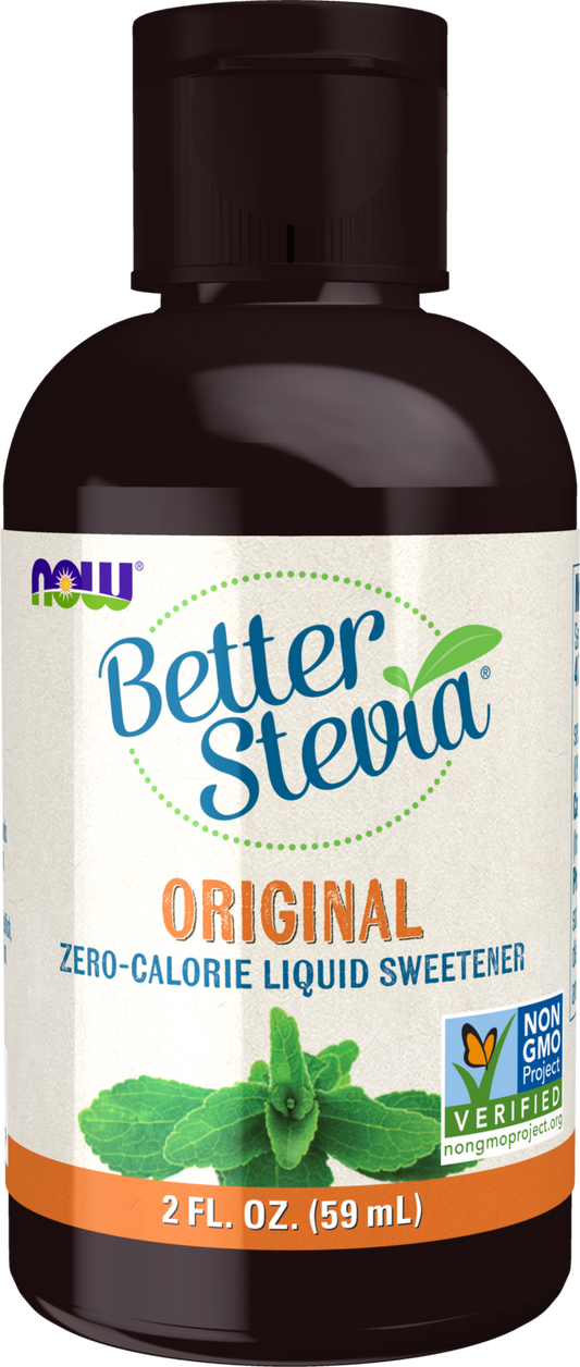 NOW BetterStevia® Original Zero-Calorie Liquid Sweetener, 2 fl. oz.