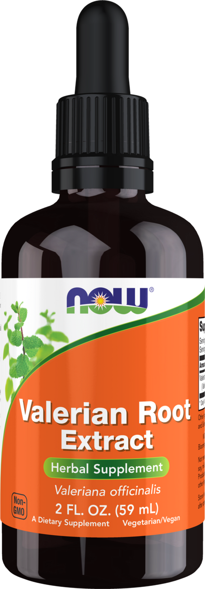 NOW Supplements, Valerian Root Extract Liquid (Valeriana officinalis), 2 oz