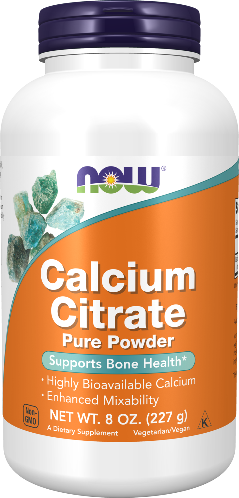 NOW Supplements, Calcium Citrate Powder, Supports Bone Health*, 8 oz