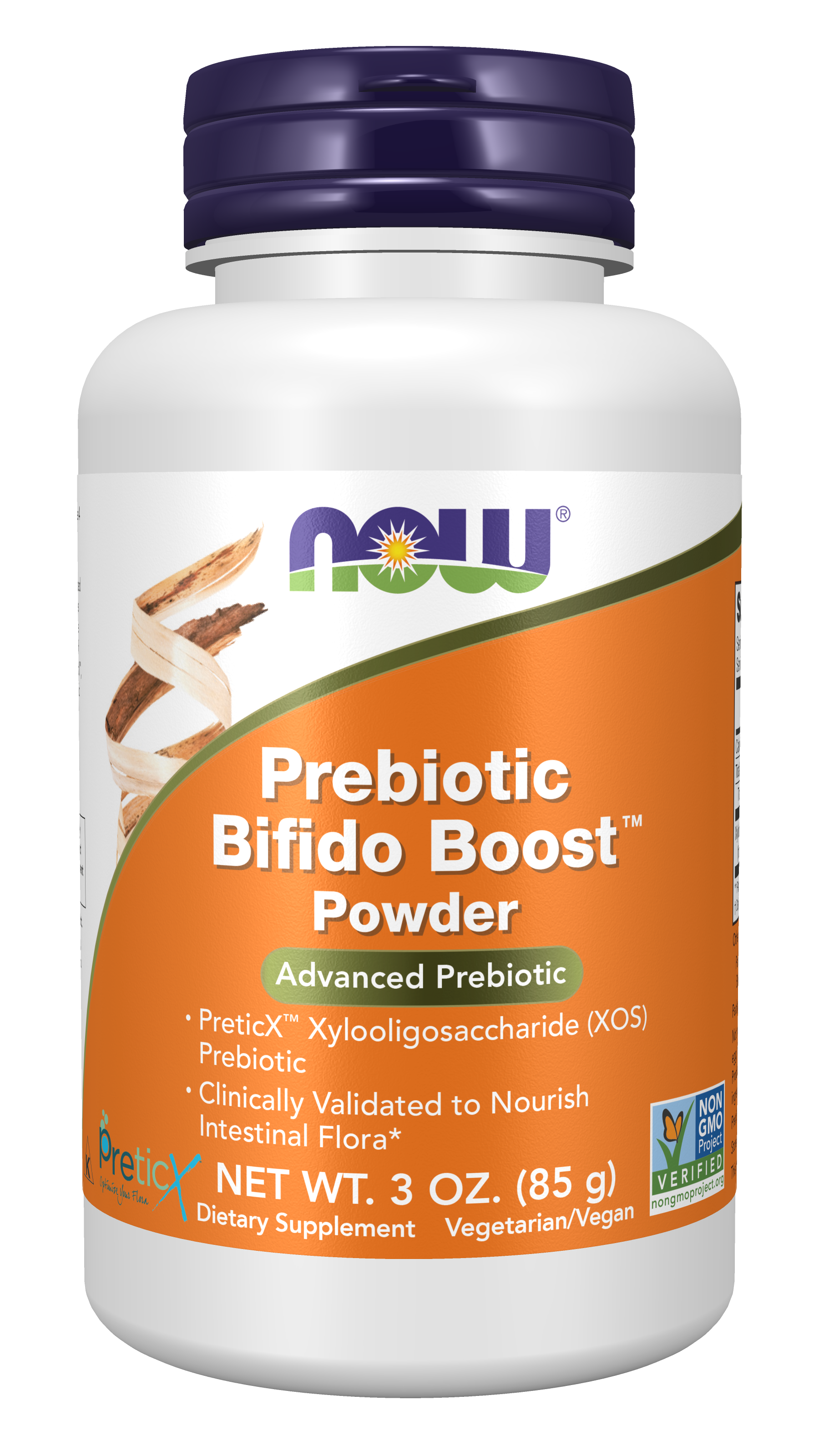 NOW Supplements, Prebiotic Bifido Boost with Prebiotic, Powder, 3-oz