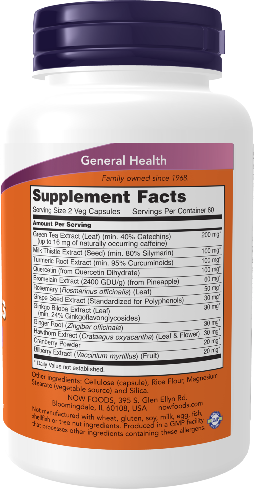NOW Supplements, Super Antioxidants with Herbal Extracts and a Broad Spectrum of Flavonoids, 120 Veg Capsules