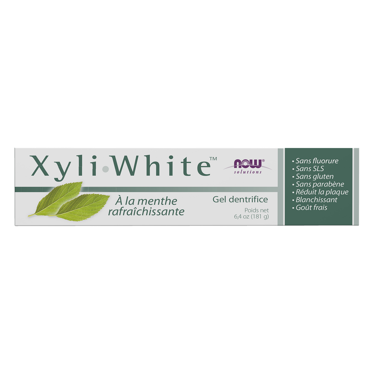 NOW Solutions, Xyliwhite™ Toothpaste Gel, Refreshmint, 6.4 oz