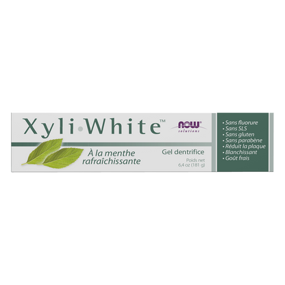 NOW Solutions, Xyliwhite™ Toothpaste Gel, Refreshmint, 6.4 oz