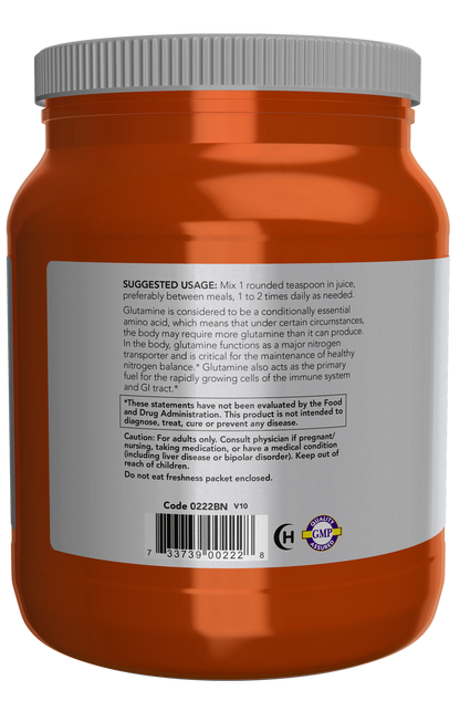 NOW Sports, L-Glutamine Powder, Amino Acid, 2.2 lbs