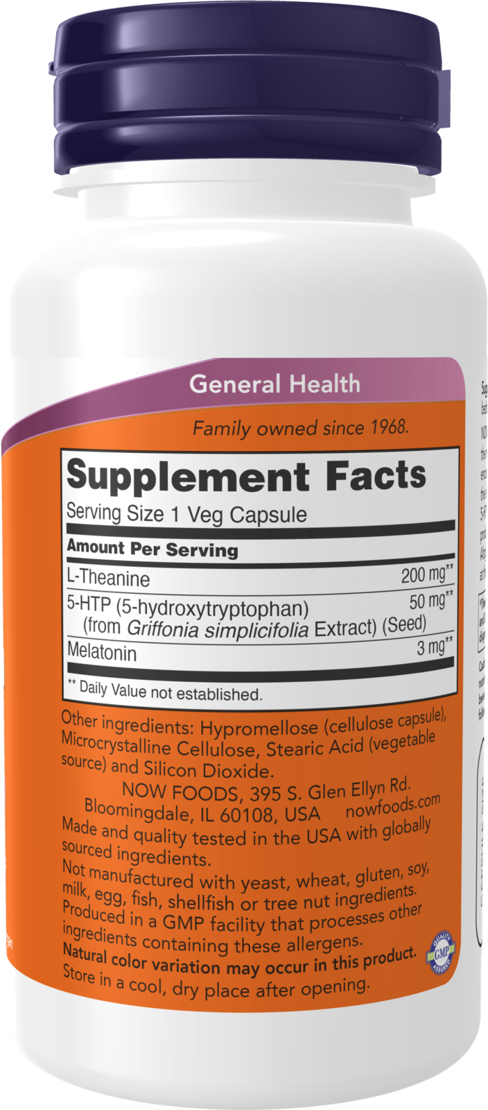 NOW Supplements, Sleep Regimen 3-In-1, Melatonin, L-Theanine, 90 Veg Caps