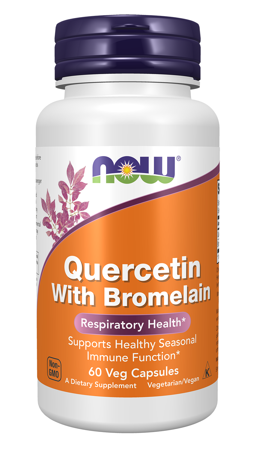NOW Supplements, Quercetin with Bromelain, 60 Veg Caps