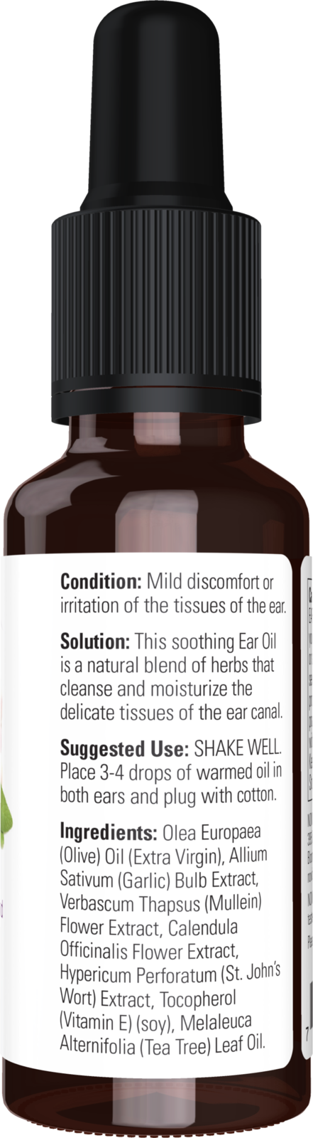 NOW Solutions, Ear Oil, Soothing Herbal Blend, 1 fl. oz