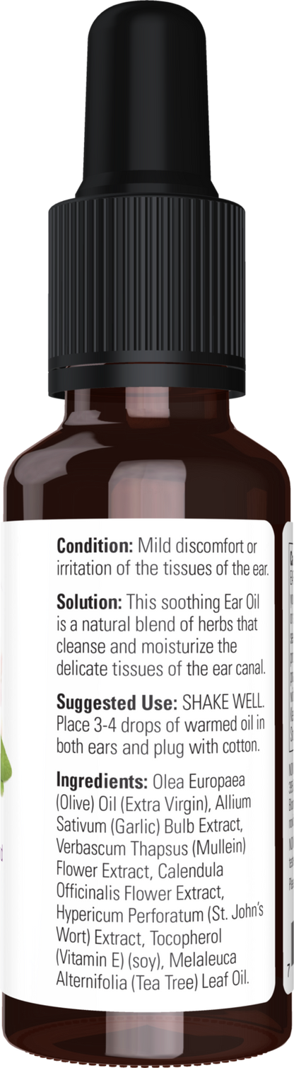 NOW Solutions, Ear Oil, Soothing Herbal Blend, 1 fl. oz