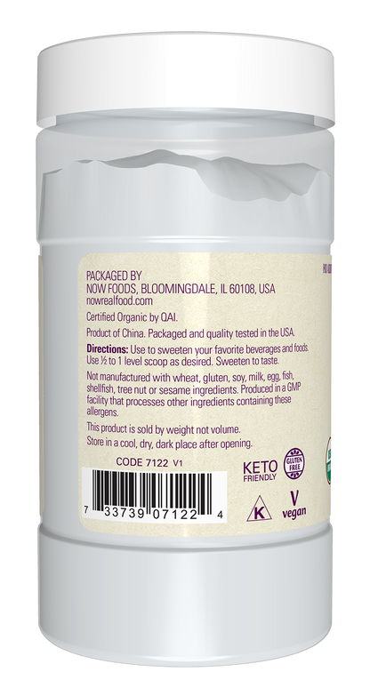 NOW Foods, Organic Monk Fruit Extract Powder, Zero-Calorie, 3.7 oz