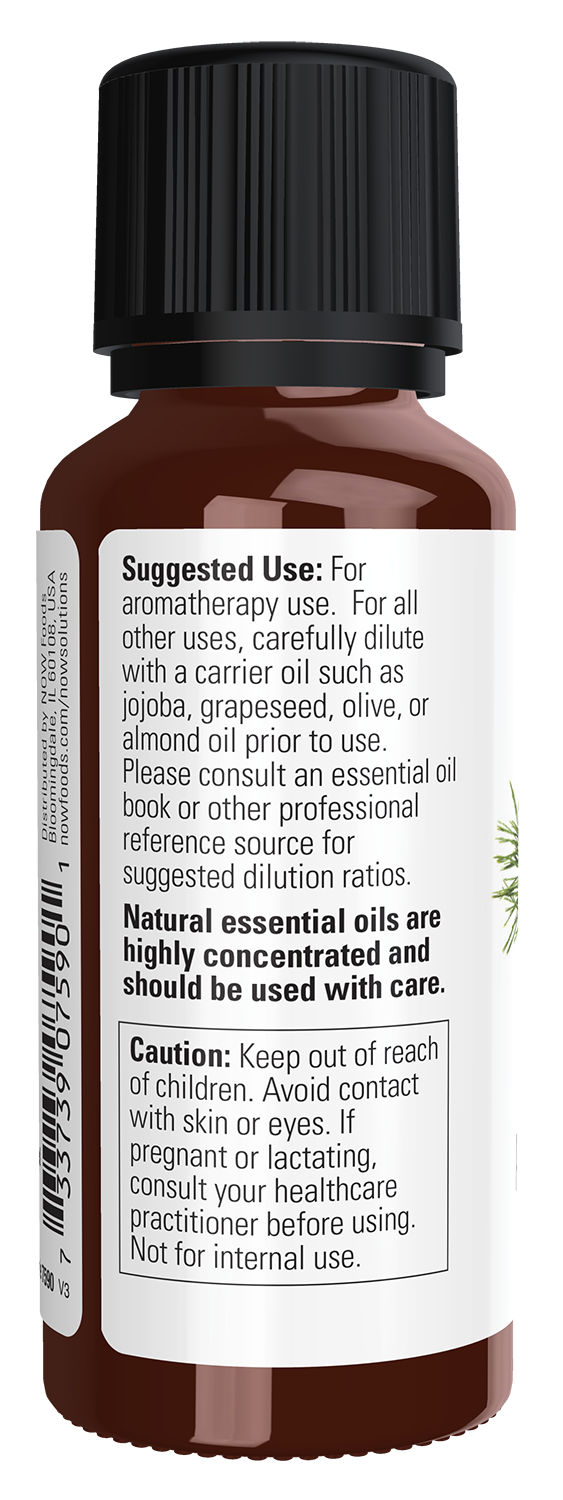 NOW Essential Oils, Pine Needle Oil, Steam Distilled, Undiluted, 1 fl. oz