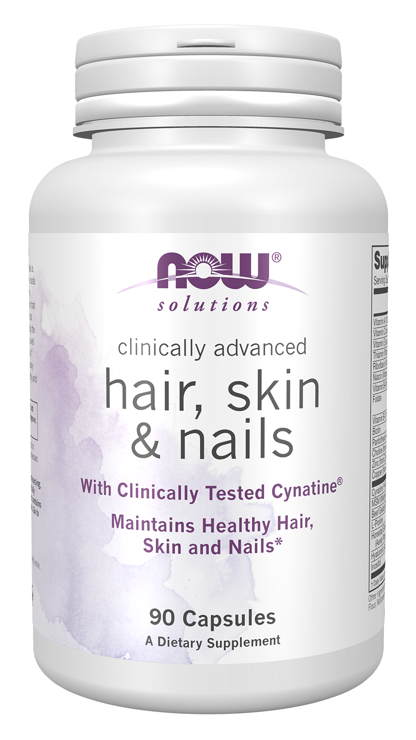 NOW Solutions, Hair, Skin and Nails, Clinically Advanced, 90 Caps