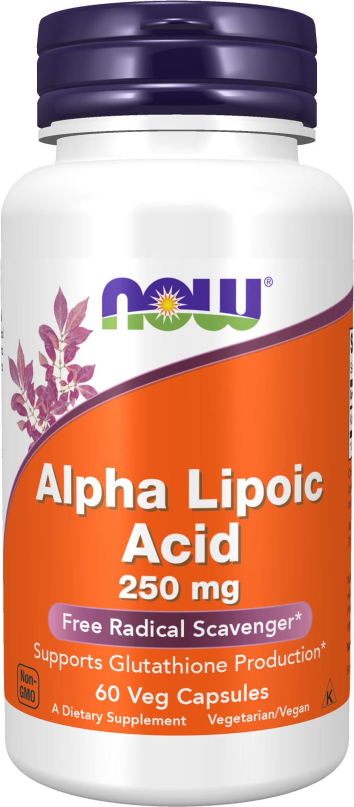 NOW Supplements, Alpha Lipoic Acid 250 mg, 60 Veg Caps