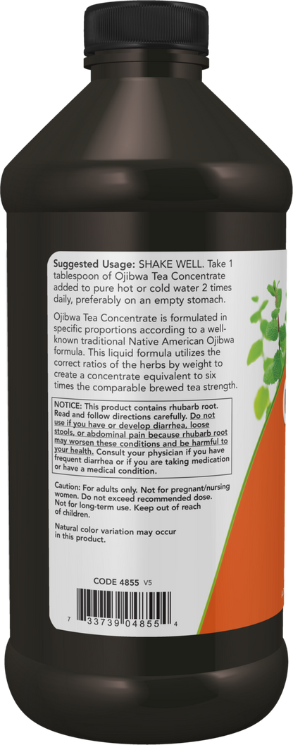 NOW Supplements, Ojibwa Tea, Herbal Concentrate, 16 oz
