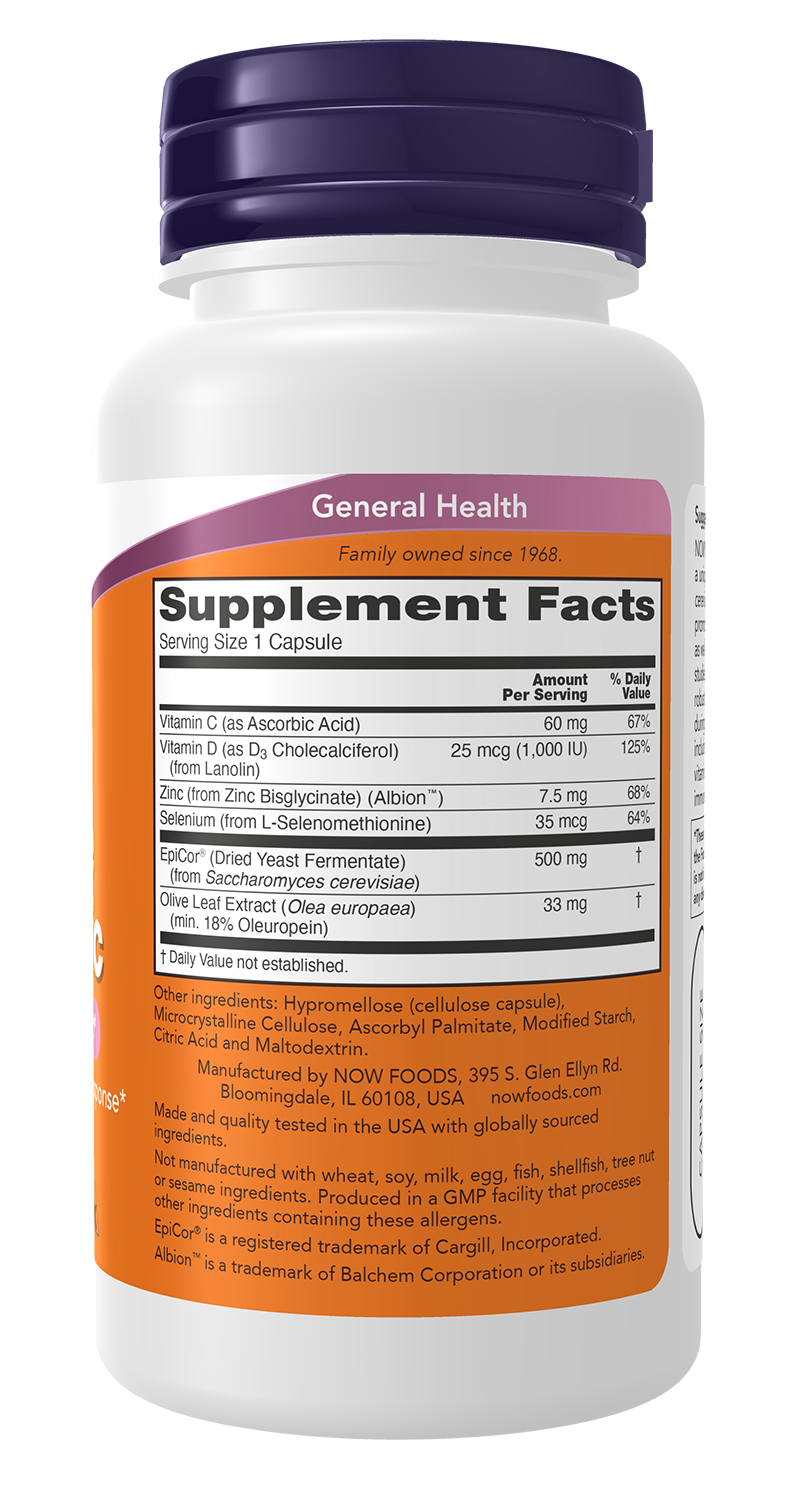 NOW Supplements, Immune PostBiotic, Healthy Immune Support*, 60 Capsules