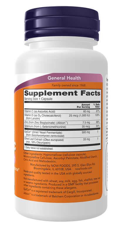 NOW Supplements, Immune PostBiotic, Healthy Immune Support*, 60 Capsules