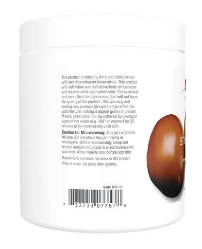 NOW Solutions, Shea Butter, Skin Emollient, Seals in Moisture, 16 oz