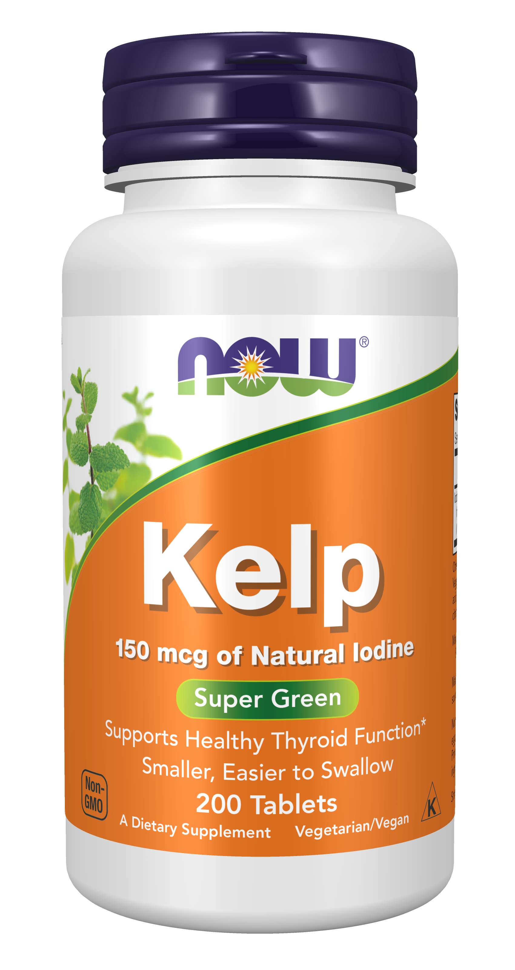 NOW Supplements, Kelp 150 mcg of Iodine, 200 Tabs