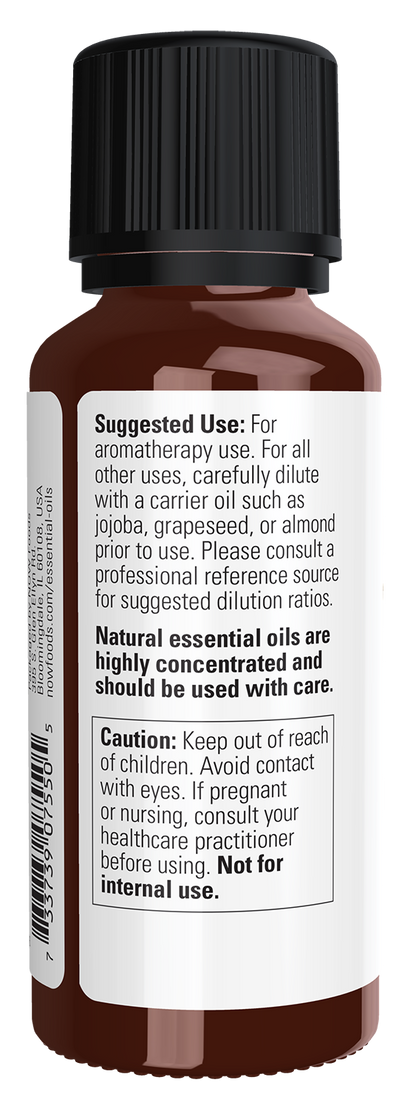 NOW Essential Oils, Ginger Oil, Undiluted, Steam Distilled, 1 fl. oz