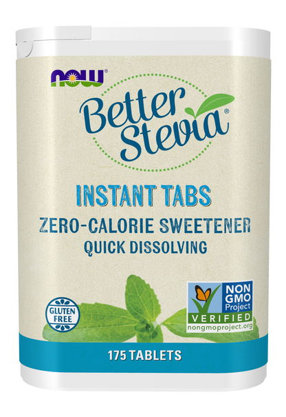 NOW BetterStevia® Instant Tabs Zero Calorie Sweetener, 175 Tablets