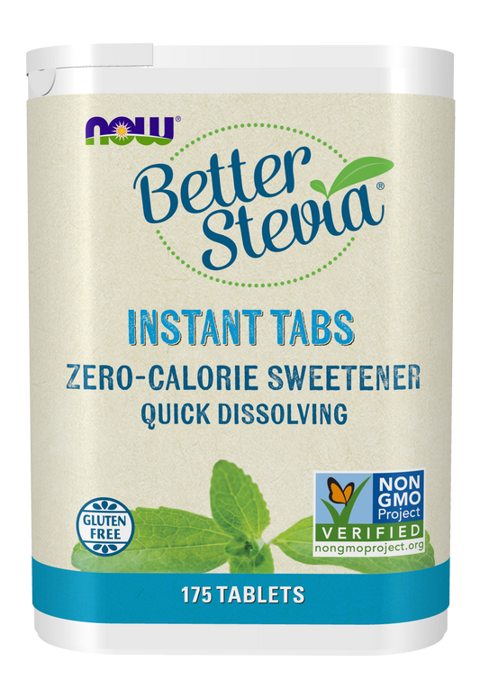 NOW BetterStevia® Instant Tabs Zero Calorie Sweetener, 175 Tablets