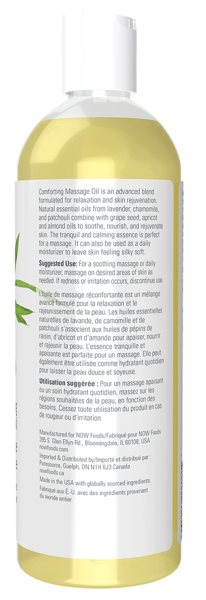 NOW Solutions, Comforting Massage Oil, Soothing and Nourishing, 16 fl. oz