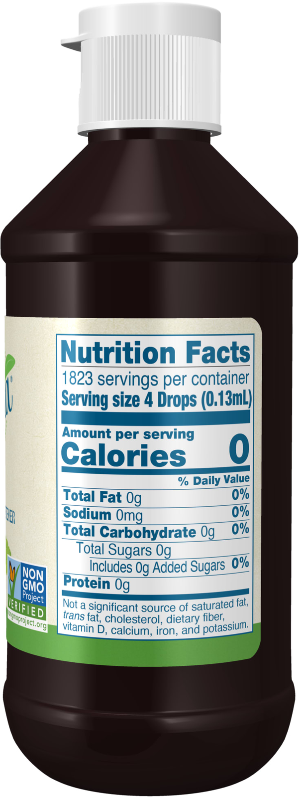 NOW BetterStevia® Organic Zero-Calorie Liquid Sweetener, 8 fl. oz.