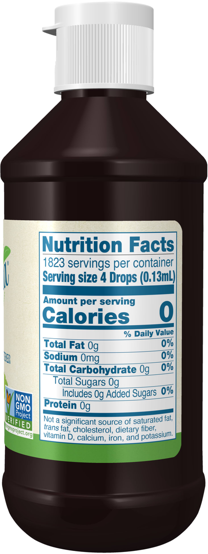 NOW BetterStevia® Organic Zero-Calorie Liquid Sweetener, 8 fl. oz.