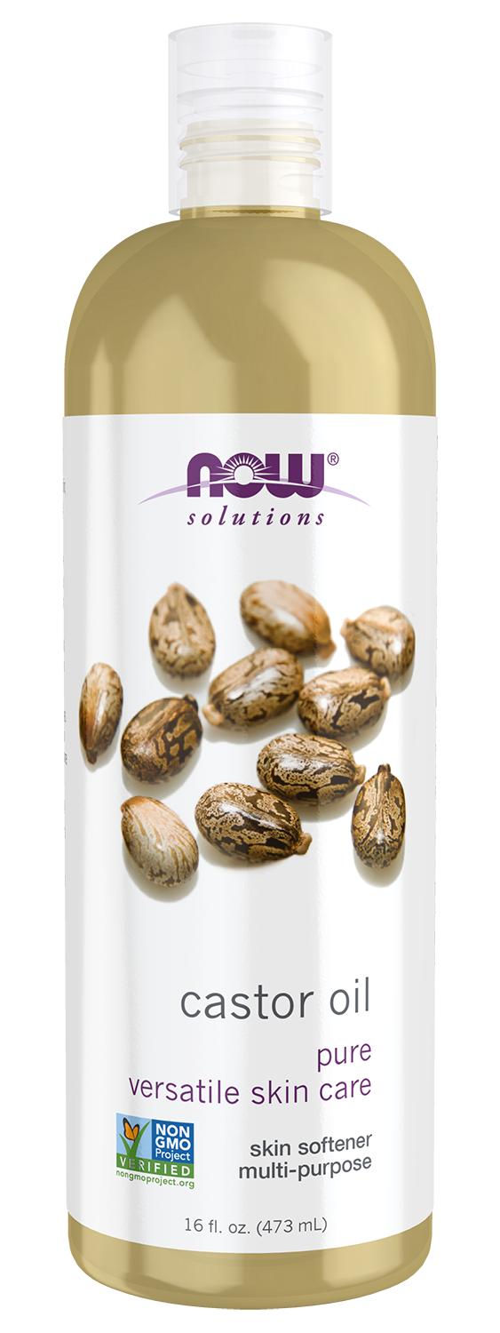 NOW Solutions, Castor Oil, Versatile Skin Care, Multi-Purpose, 16 fl. oz