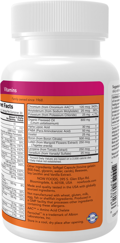 NOW Supplements, Liquid Multi Gels with Lutein and Lycopene, 60 Softgels
