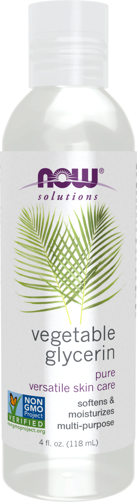 NOW Solutions, Vegetable Glycerin, Multi-Purpose Skin Care, 4 fl. oz