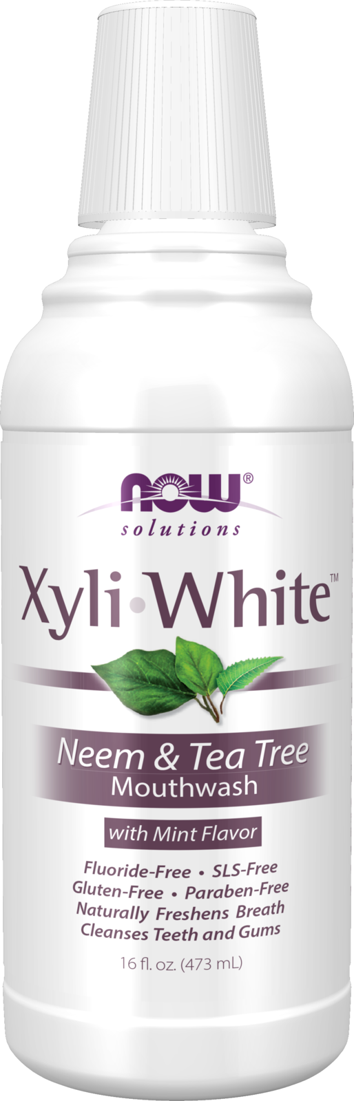 NOW Solutions, Xyliwhite™ Mouthwash, Neem and Tea Tree Flavor, 16 fl. oz