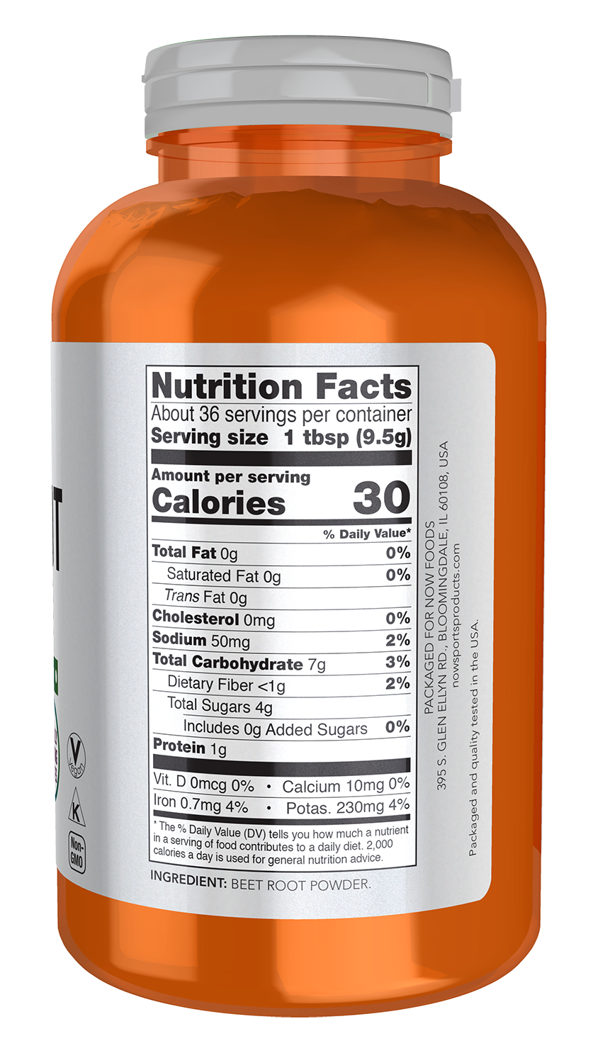 NOW Sports, Beet Root Powder With Naturally Occurring Nitrates, 12 oz