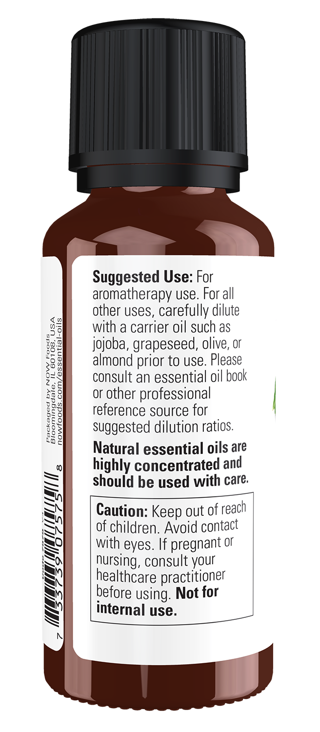 NOW Essential Oils, Patchouli Oil, Steam Distilled, Undiluted, 1 fl. oz