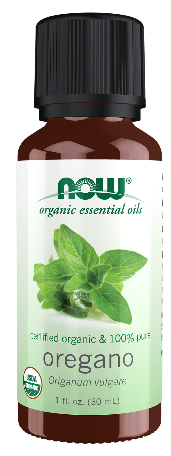 NOW Essential Oils, Organic Oregano Oil, Steam Dist., Undiluted, 1 fl. oz