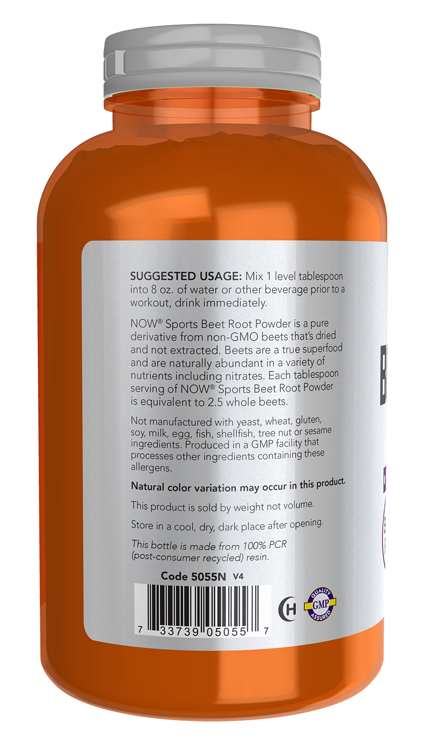 NOW Sports, Beet Root Powder With Naturally Occurring Nitrates, 12 oz