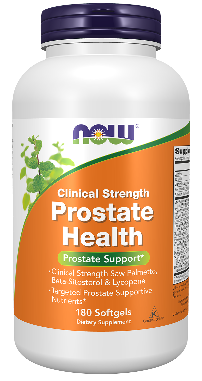 NOW, Prostate Health, Clinical Strength Saw Palmetto, 180 Softgels