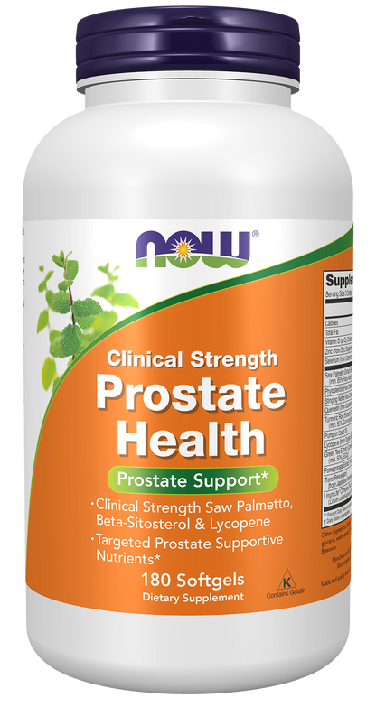 NOW, Prostate Health, Clinical Strength Saw Palmetto, 180 Softgels