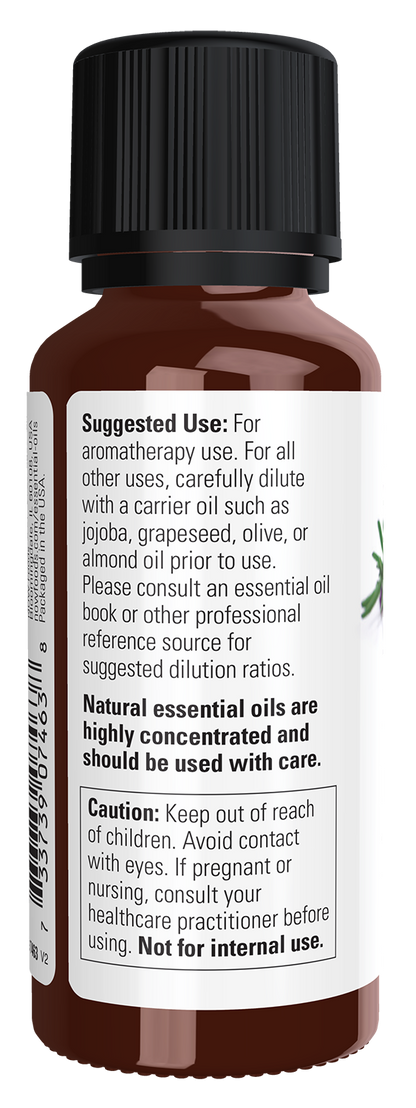NOW Essential Oils, Spike Lavender, Steam Distilled, Undiluted, 1 fl. oz