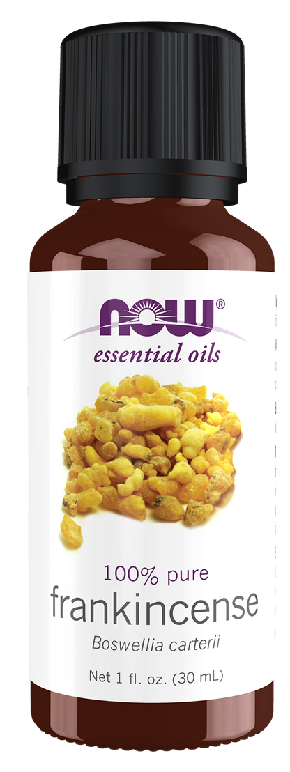 NOW Essential Oils, Frankincense Oil, Undiluted, Steam Distilled, 1 fl. oz