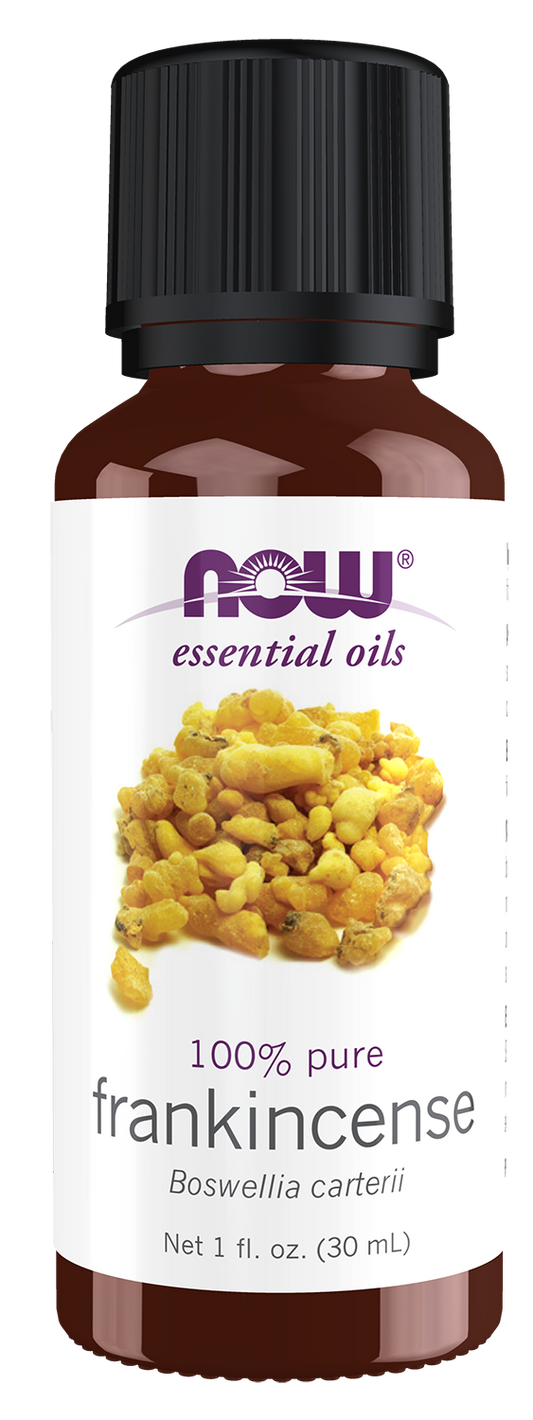 NOW Essential Oils, Frankincense Oil, Undiluted, Steam Distilled, 1 fl. oz