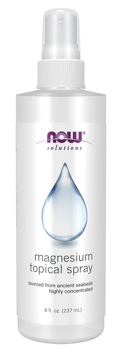 NOW Solutions, Magnesium Topical Spray, from the Ancient Seabed, 8 fl. oz