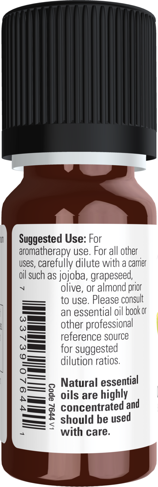 NOW Essential Oils, Cardamom Oil, Undiluted, Steam Distilled, 10 mL