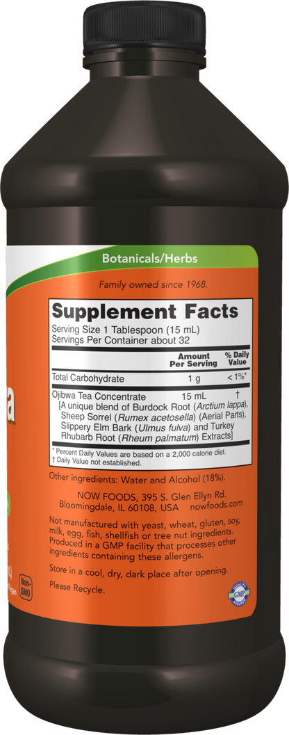 NOW Supplements, Ojibwa Tea, Herbal Concentrate, 16 oz