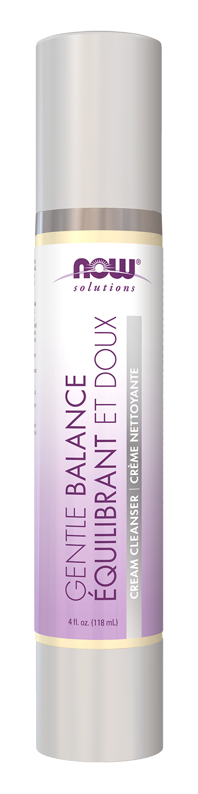 NOW Solutions, Gentle Balance, Cream Cleanser, Non-Foaming, 4 fl. oz